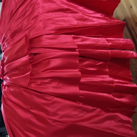 Vintage 80s/90s Prom dress. LIKE NEW red size 9 - Picture 14 of 16